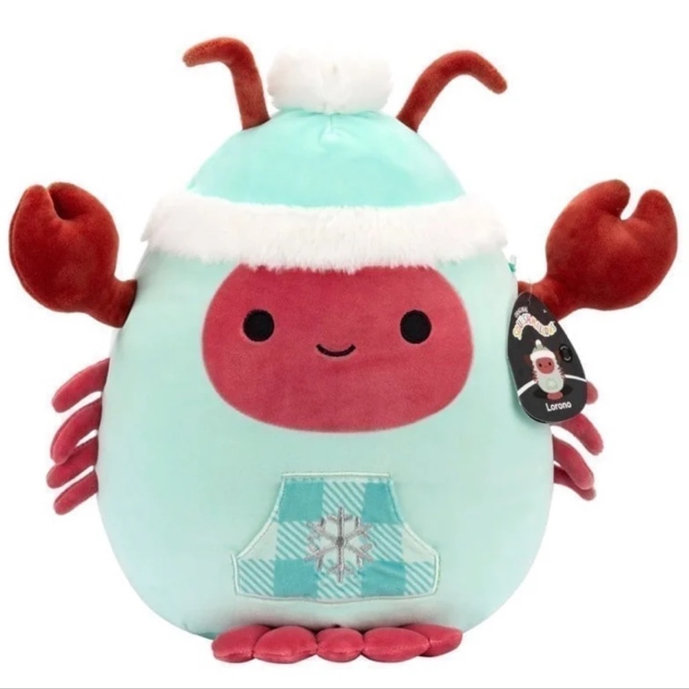 12” Lorono the Lobster Squishmallow SELECT SERIES  Christmas Plush Toy NWT